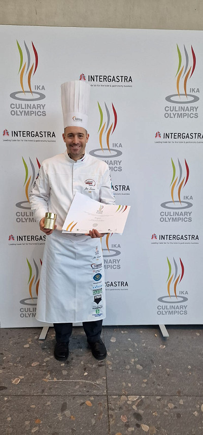 Šéfkuchař Jirka Zeman na kuchařské Olympiádě
